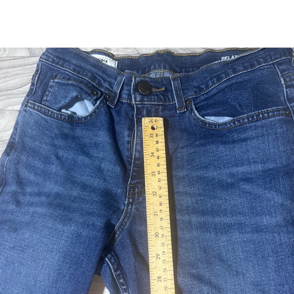 Sonoma Goods For Life Relaxed Fit Jeans Medium Wash Blue Denim 30x32 - Picture 2 of 5
